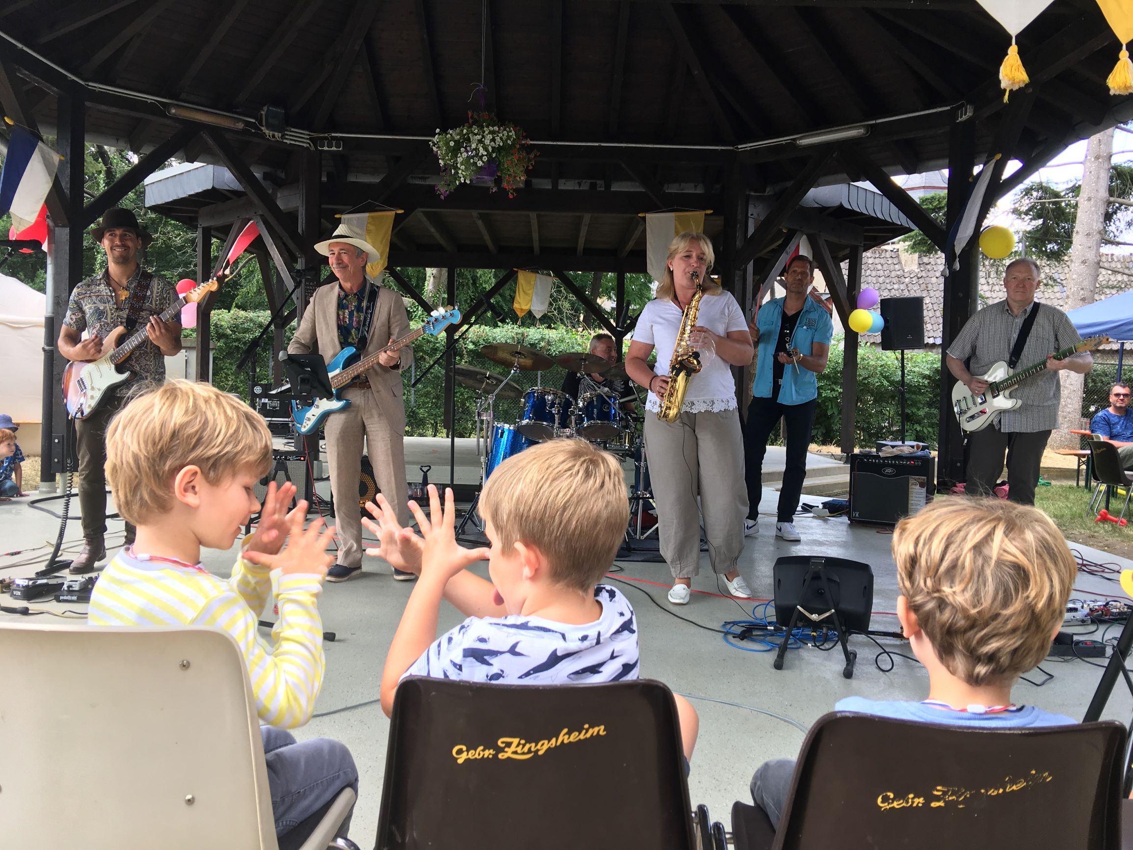 SiZZie Blooze Band beim Dorffest in Schwadorf 2019